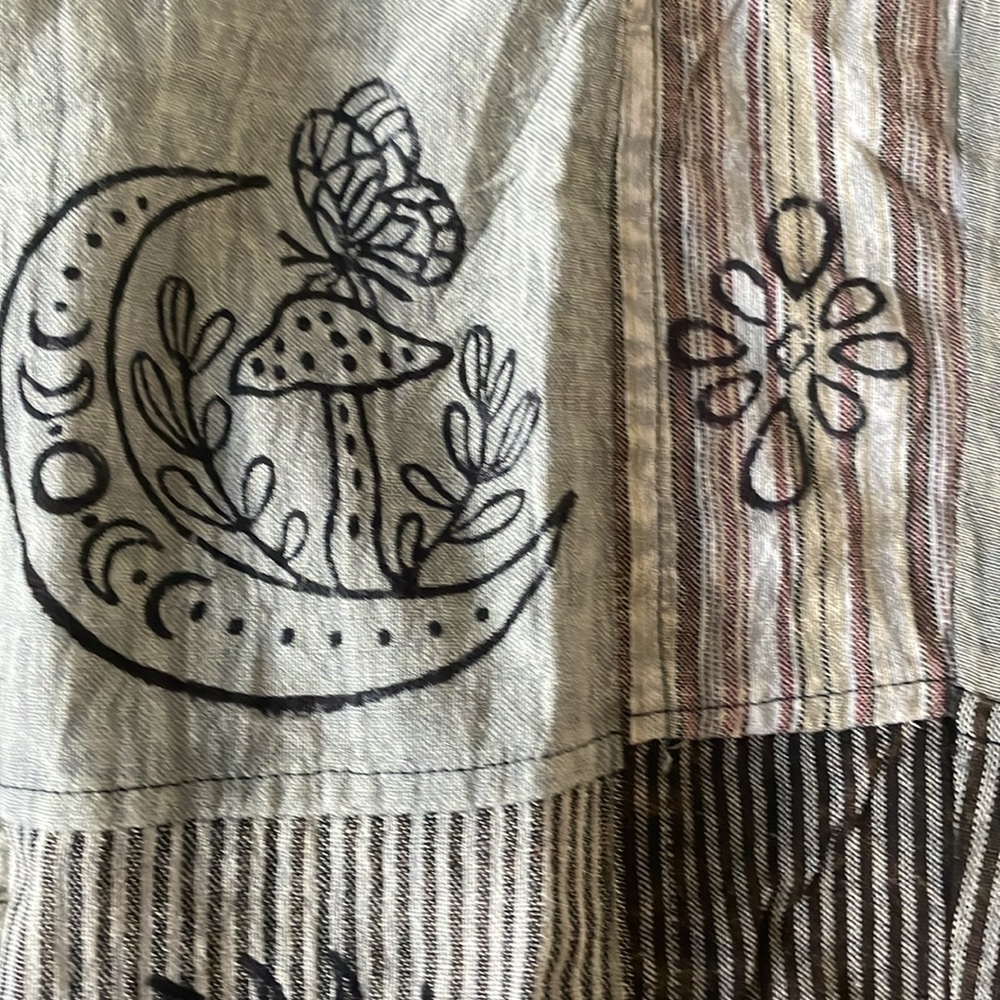 Gray patchwork pants - Picture 2 of 6